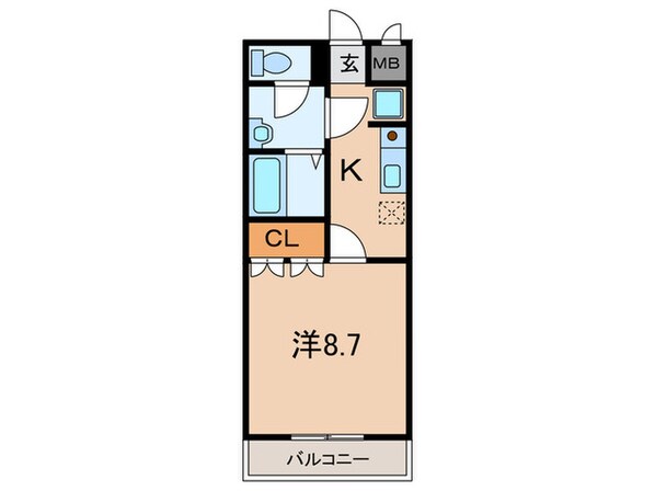 シェルル・ハナミズキの物件間取画像